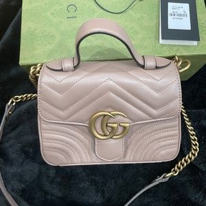 Gucci Marmont mini top handle bag
